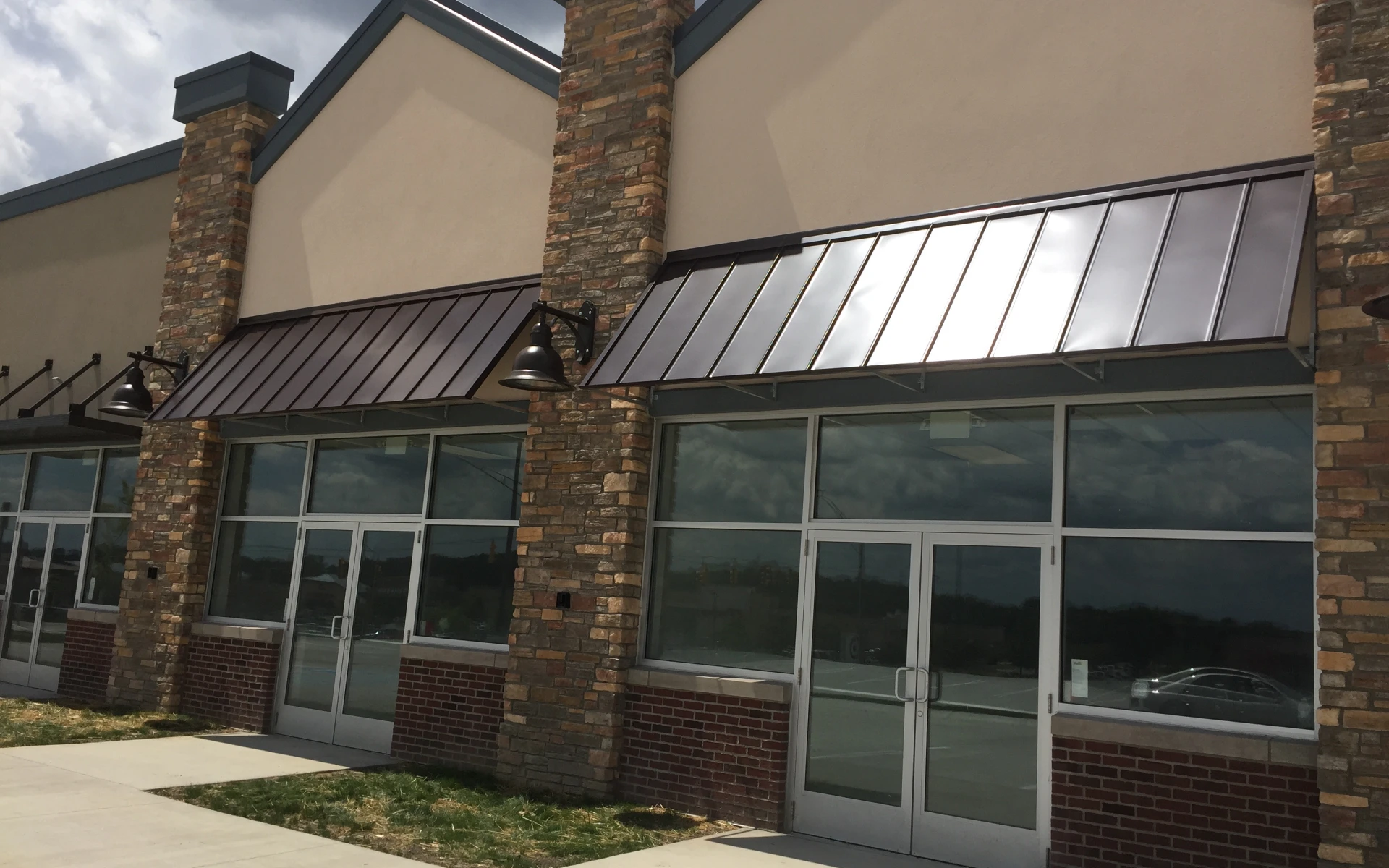Standing Seam Awnings Standing Seam Awnings